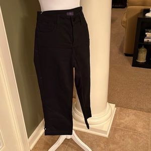 NYDJ black crop jeans.  Size 2